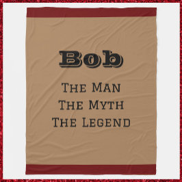 Der Mann, der Mythos, die Legende Fleecedecke