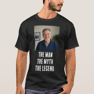 Der Mann Der Mythos Die Legende Individuelles Foto T-Shirt