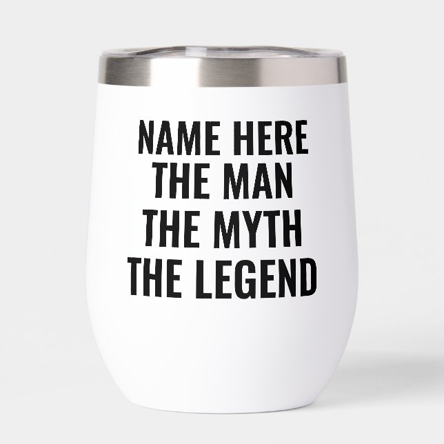Der Mann, der Mythos, die Legende personalisiert (Rückseite)