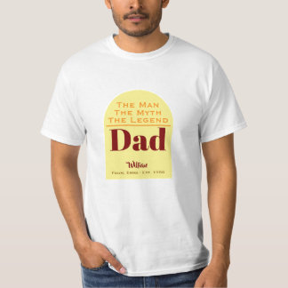 Der Mann Der Mythos Die Legende Personalisierter P T-Shirt