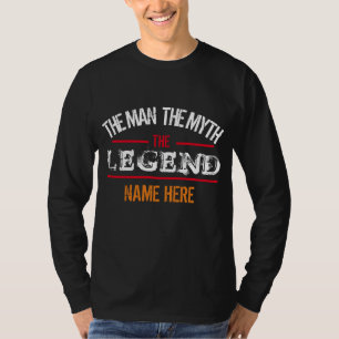 DER MANN DER MYTHOS DIE LEGENDE PERSONALISIERTES T T-Shirt