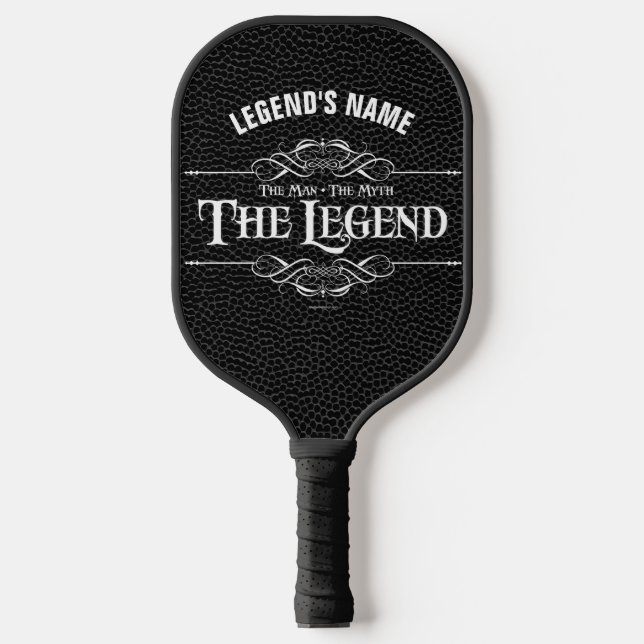 Der Mann, der Mythos, die Legende Pickleball Schläger (Vorderseite)