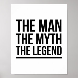 Der Mann, der Mythos, die Legende Poster
