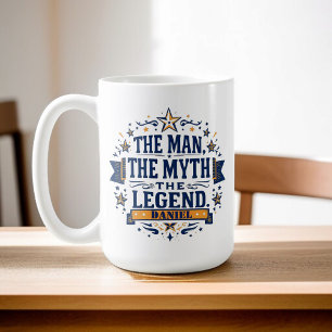 Der Mann, der Mythos, die Legende   Tag des benutz Kaffeetasse