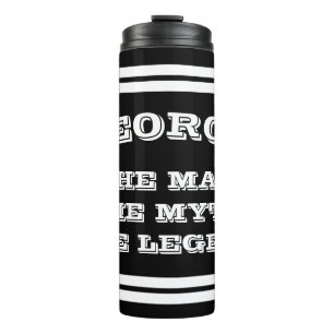 Der Mann der Mythos die Legende Thermal-Tumbler-Ge Thermosbecher