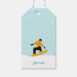 Der Mann, der seinen Namen Extremwintersport snowb Geschenkanhänger