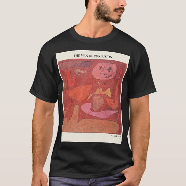 DER MANN DER VERURTEILUNG VON PAUL KLEE, Abstrakt  T-Shirt (Vorderseite)