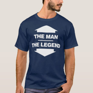 Der Mann die Legende - Schwarzes T-Shirt