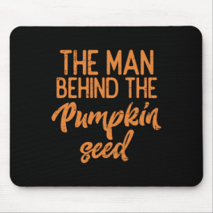 Der Mann hinter dem Kürbisgefühl Halloweenschwange Mousepad