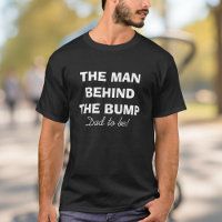 Der Mann hinter dem Stoßt-shirt, damit der Vati
