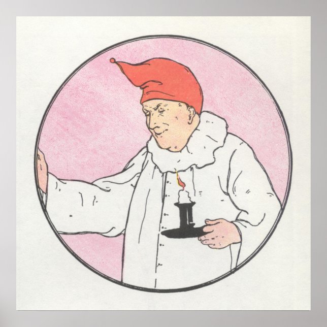 Der Mann im Mond blickte aus dem Mond Poster (Vorne)