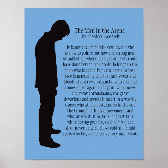 Der Mann in der Arena 11 X 14 Poster (Vorne)