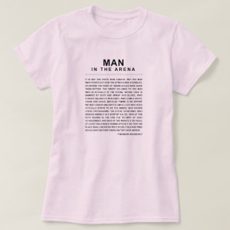 Der Mann in der Arena - Großes Wagen T-Shirt