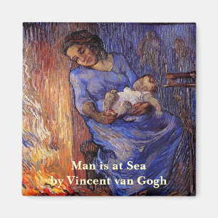 Der Mann ist auf See von Vincent van Gogh Magnet