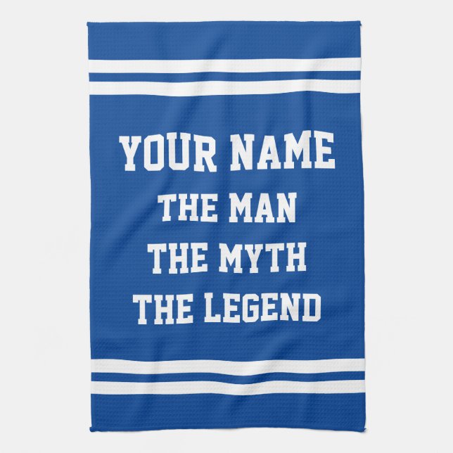 Der Mann Mythos legendäre Küchenhandtuch Geschenk  Geschirrtuch (Vertikal)