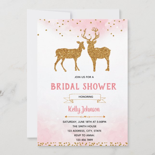 Der Mann sagt, ich dusche Einladung (Vorderseite)