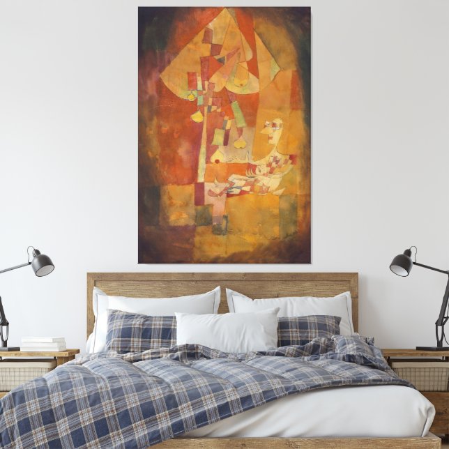 Der Mann unter dem Birnbaum Leinwanddruck (Insitu (Schlafzimmer))