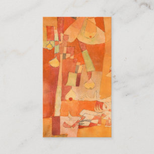 Der Mann unter dem Birnenbaum (1921) von Paul Klee Visitenkarte