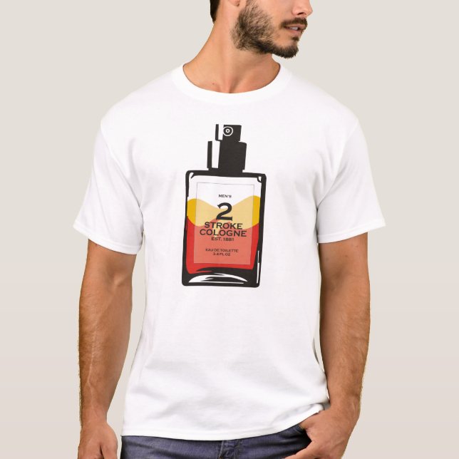 "Der Männer 2 weißes Sledders.com Shirt der (Vorderseite)