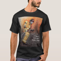 Der Männer-Feuerwehrmann mit Flammen-T - Shirt bel