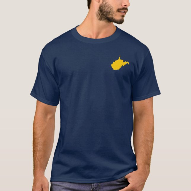 Der Männer verdoppeln T - Shirt (Vorderseite)