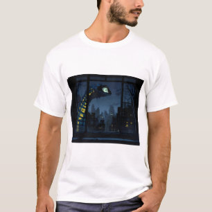 Der männliche T - Shirt "Er sieht"