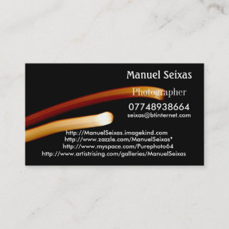 Der Manuel Seixas Visitenkarte