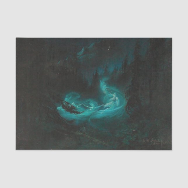 Der märchenhafte Tanz Seidenpapier (Vorderseite)