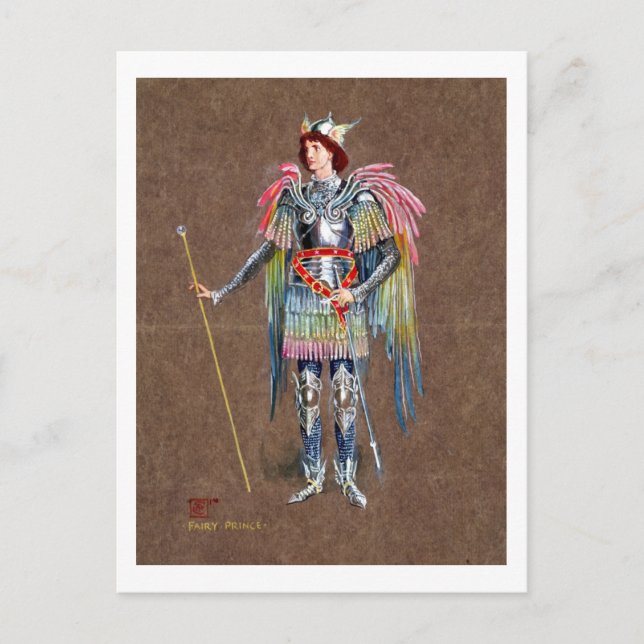 Der Märchenprinz von "Der Schneemann" Postkarte (Vorderseite)