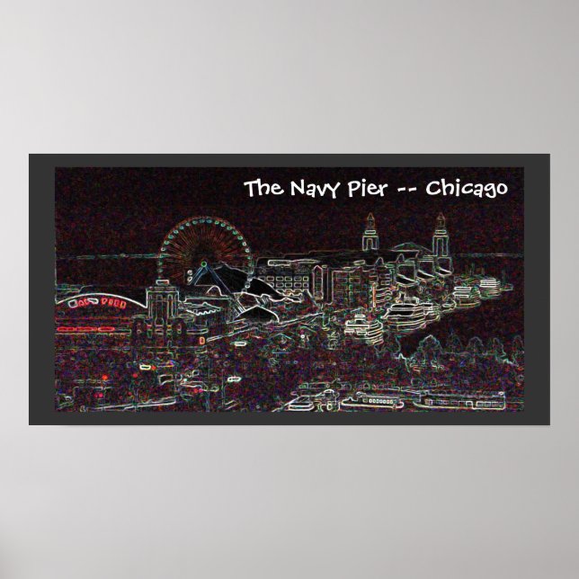 Der Marinepier - Chicago Poster (Vorne)
