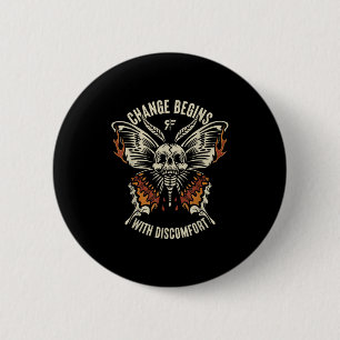 Der Marisa-Schmetterling Totenkopf Wechsel Beginnt Button