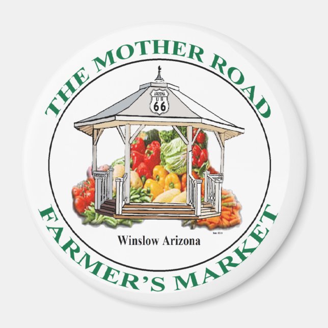 DER MARKT DER MUTTER FÜR DIE LANDWIRTSCHAFT MAGNET (Vorne)