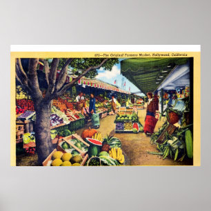 Der Markt des ursprünglichen Bauern, Hollywood, Poster
