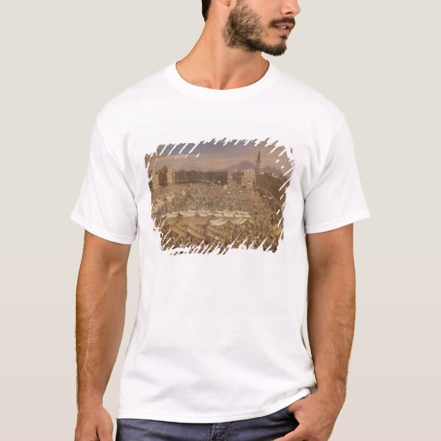 Der Markt in Neapel T-Shirt (Vorderseite)