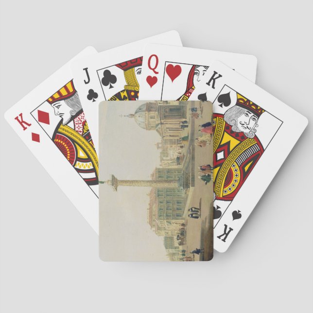Der Marktplatz Colonna, Rom Spielkarten (Rückseite)