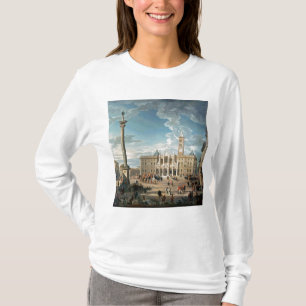 Der Marktplatz Santa Maria Maggiore, 1752 T-Shirt