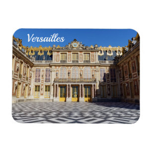 Der Marmorhof des Versailles Palace, Frankreich Magnet