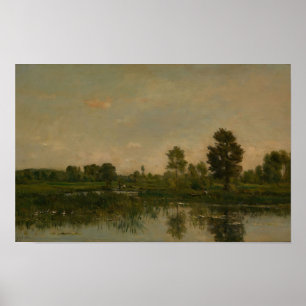 Der Marsch (1871) Charles Francois Daubigny Poster