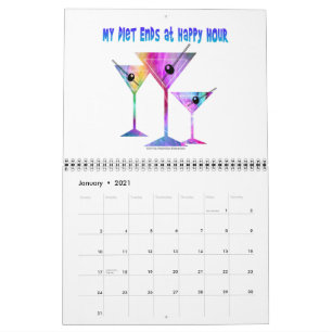 Der Martini-Cocktailkalender Diva Kalender