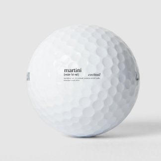 Der Martini - die köstlichen Cocktails von allen! Golfball