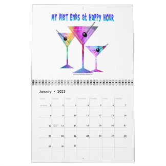 Der Martini Diva Cocktail-Rezeptkalender Kalender