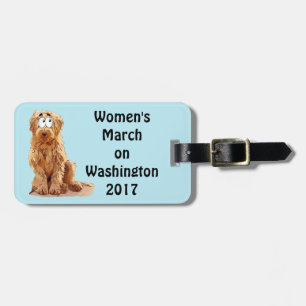 Der März der Frauen auf Washington 2017 Gepäckanhänger