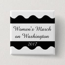 Der März der Frauen auf Washington Button