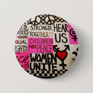 Der März der Frauen fährt, Button fort (2,25"