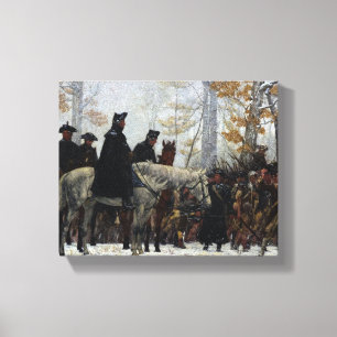 Der März ins Tal von William B. T. Trego Leinwanddruck