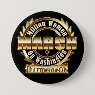 Der März Million Frauen auf Washington-Fahrwerk Button