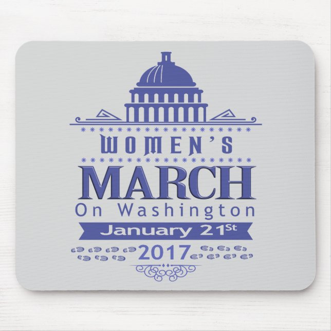 Der März Million Frauen auf Washington Mousepad (Vorne)