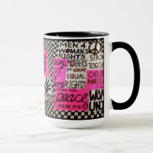 Der März-Plakat-Tasse der Frauen