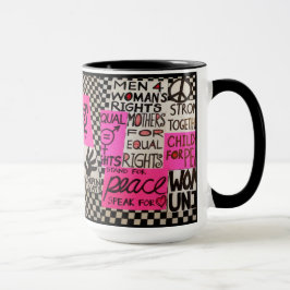 Der März-Plakat-Tasse der Frauen Tasse