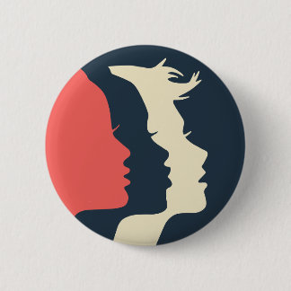 Der März-Sacramento-Knopf der Frauen Button